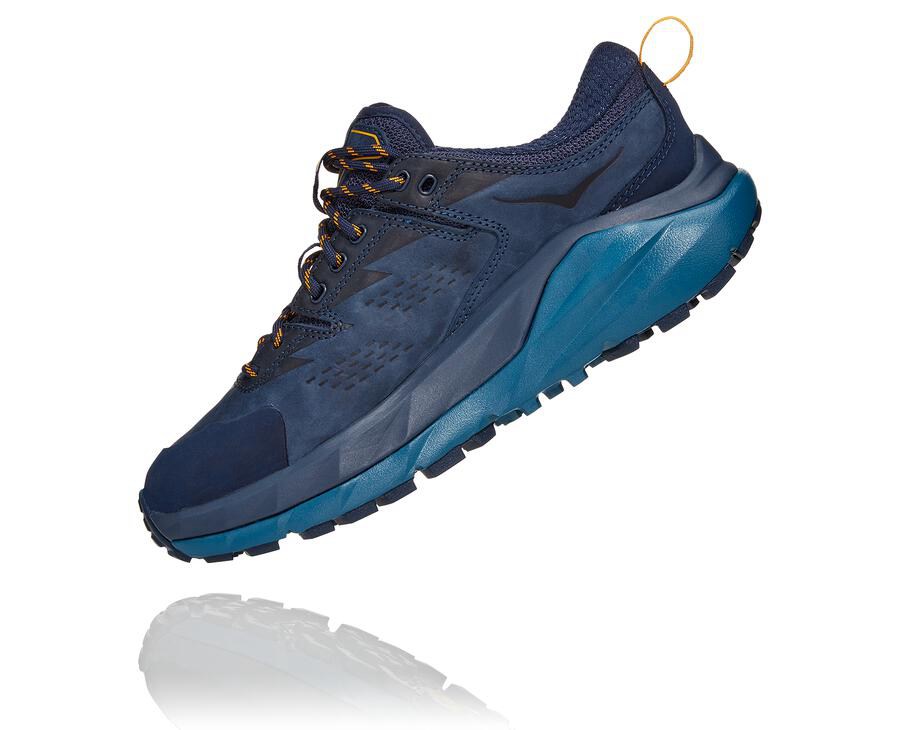 Chaussure Trail Hoka One One Kaha Basse Gore-Tex Femme - Bleu Marine - CDY-087324